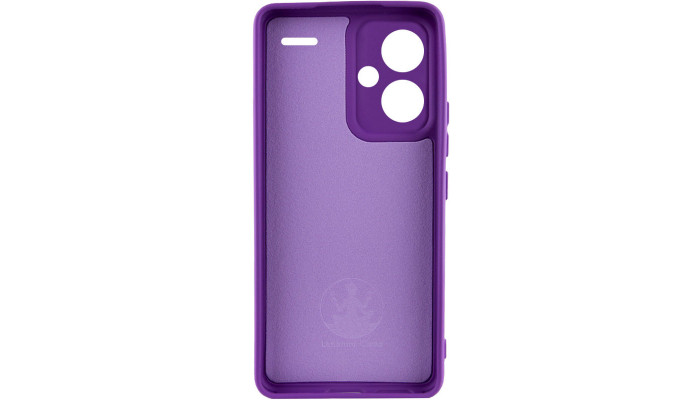 Чехол Silicone Cover Lakshmi Full Camera (A) для Xiaomi Redmi Note 13 Pro+ Фиолетовый / Purple - фото