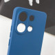 Чехол Silicone Cover Lakshmi Full Camera (A) для Xiaomi Redmi Note 13 4G Синий / Navy Blue - фото