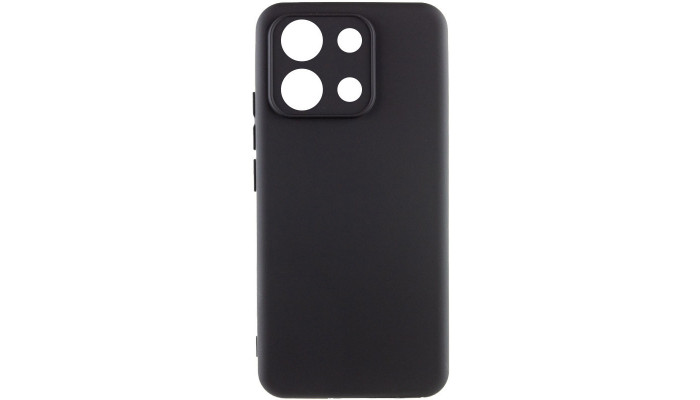 Чехол Silicone Cover Lakshmi Full Camera (A) для Xiaomi Redmi Note 13 4G Черный / Black - фото