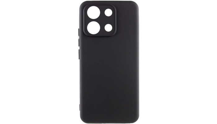 Чохол Silicone Cover Lakshmi Full Camera (A) для Xiaomi Redmi Note 13 4G Чорний / Black - фото