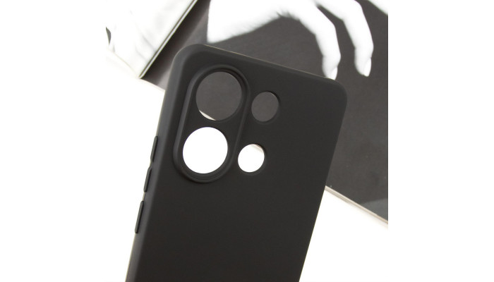 Чохол Silicone Cover Lakshmi Full Camera (A) для Xiaomi Redmi Note 13 4G Чорний / Black - фото