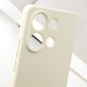 Чехол Silicone Cover Lakshmi Full Camera (A) для Xiaomi Redmi Note 13 4G Песочный / Sand - фото