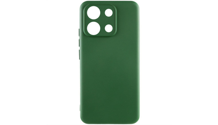 Чехол Silicone Cover Lakshmi Full Camera (A) для Xiaomi Redmi Note 13 Pro 4G / Poco M6 Pro 4G Зеленый / Dark green - фото
