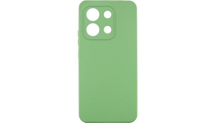 Чехол Silicone Cover Lakshmi Full Camera (A) для Xiaomi Redmi Note 13 Pro 4G / Poco M6 Pro 4G Зеленый / Pistachio - фото