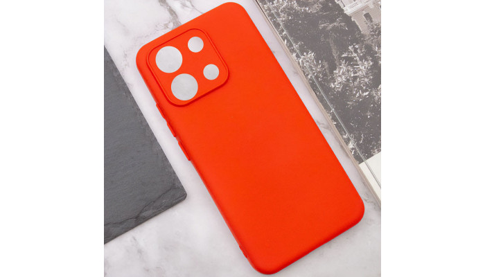 Чехол Silicone Cover Lakshmi Full Camera (A) для Xiaomi Redmi Note 13 Pro 4G / Poco M6 Pro 4G Красный / Red - фото