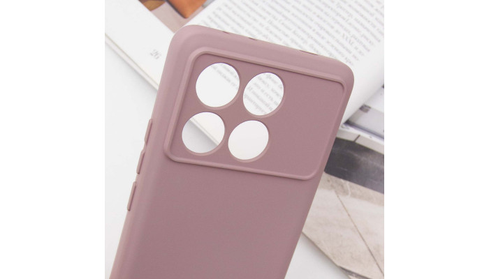 Чехол Silicone Cover Lakshmi Full Camera (A) для Xiaomi Poco X6 / Note 13 Pro 5G Розовый / Pink Sand - фото