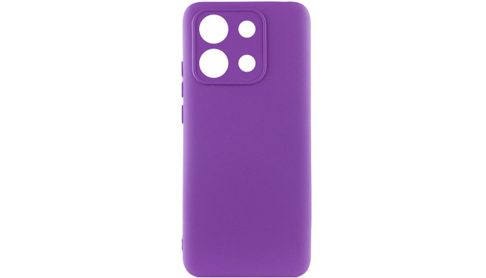 Чохол Silicone Cover Lakshmi Full Camera (A) для Xiaomi Poco X6 / Note 13 Pro 5G Фіолетовий / Purple - фото