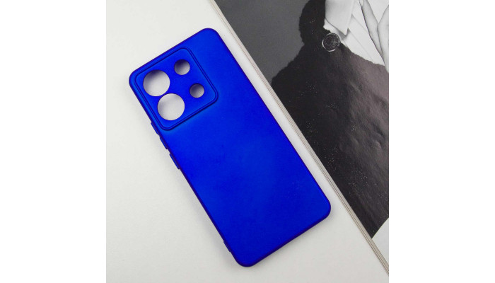 Чехол Silicone Cover Lakshmi Full Camera (A) для Xiaomi Poco X6 / Note 13 Pro 5G Синий / Iris - фото