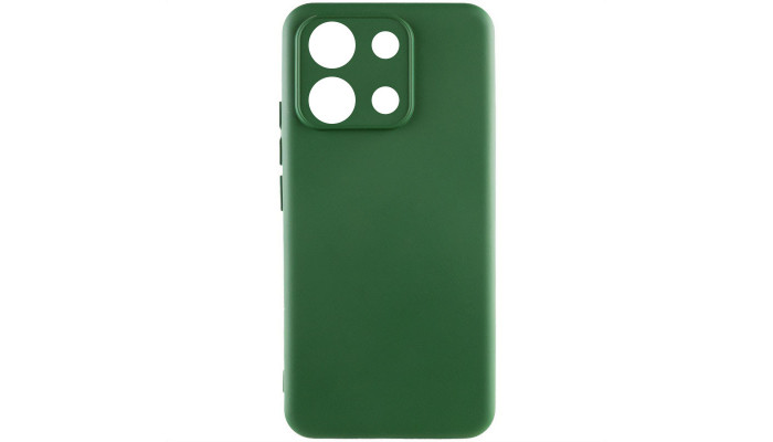 Чохол Silicone Cover Lakshmi Full Camera (A) для Xiaomi Poco X6 Pro Зелений / Dark green - фото