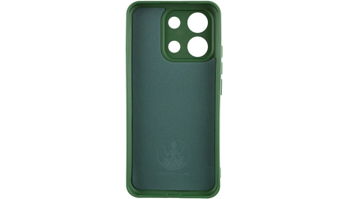 Чохол Silicone Cover Lakshmi Full Camera (A) для Xiaomi Poco X6 Pro Зелений / Dark green - фото