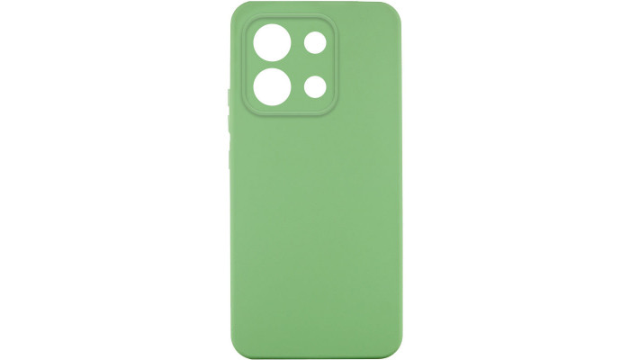 Чохол Silicone Cover Lakshmi Full Camera (A) для Xiaomi Poco X6 Pro Зелений / Pistachio - фото