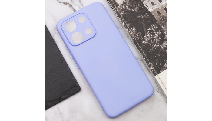 Чохол Silicone Cover Lakshmi Full Camera (A) для Xiaomi Poco X6 Pro Бузковий / Dasheen - фото