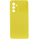 Чохол Silicone Cover Lakshmi Full Camera (A) для Samsung Galaxy A55 Жовтий / Flash - фото