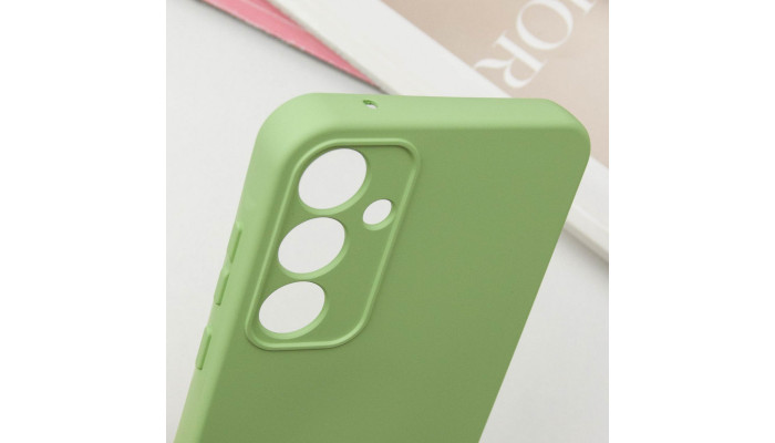 Чохол Silicone Cover Lakshmi Full Camera (A) для Samsung Galaxy A55 Зелений / Pistachio - фото