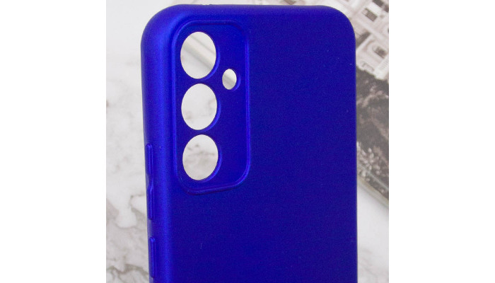 Чехол Silicone Cover Lakshmi Full Camera (A) для Samsung Galaxy A55 Синий / Iris - фото