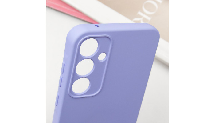 Чехол Silicone Cover Lakshmi Full Camera (A) для Samsung Galaxy A55 Сиреневый / Dasheen - фото