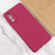 Чехол Silicone Cover Lakshmi Full Camera (A) для Samsung Galaxy A35 Бордовый / Marsala - фото