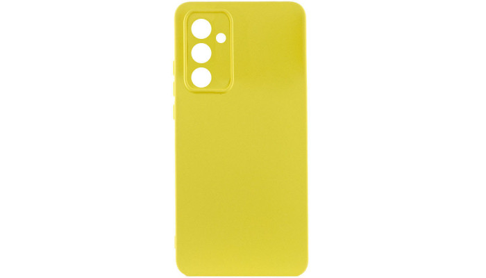 Чехол Silicone Cover Lakshmi Full Camera (A) для Samsung Galaxy A35 Желтый / Flash - фото