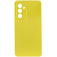 Чехол Silicone Cover Lakshmi Full Camera (A) для Samsung Galaxy A35 Желтый / Flash - фото