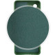 Чохол Silicone Cover Lakshmi Full Camera (A) для Samsung Galaxy A35 Зелений / Dark green - фото