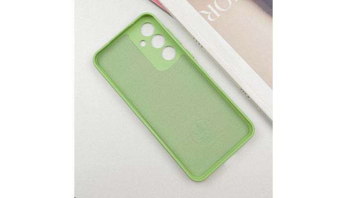 Чехол Silicone Cover Lakshmi Full Camera (A) для Samsung Galaxy A35 Зеленый / Pistachio - фото