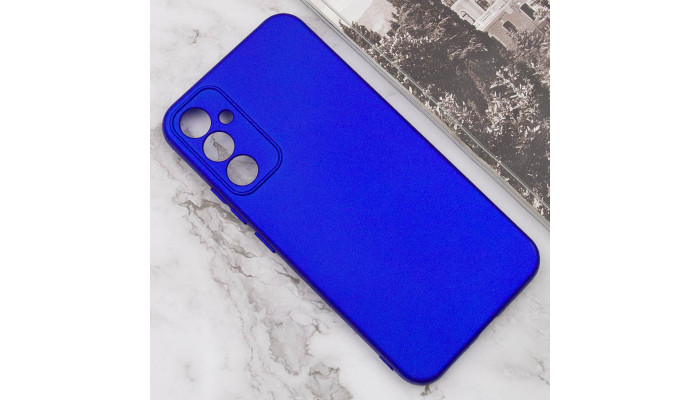 Чехол Silicone Cover Lakshmi Full Camera (A) для Samsung Galaxy A35 Синий / Iris - фото