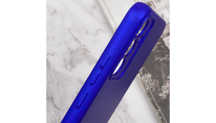 Чехол Silicone Cover Lakshmi Full Camera (A) для Samsung Galaxy A35 Синий / Iris - фото