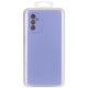 Чохол Silicone Cover Lakshmi Full Camera (A) для Samsung Galaxy A35 Бузковий / Dasheen - фото