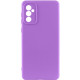Чохол Silicone Cover Lakshmi Full Camera (A) для Samsung Galaxy A35 Фіолетовий / Purple - фото