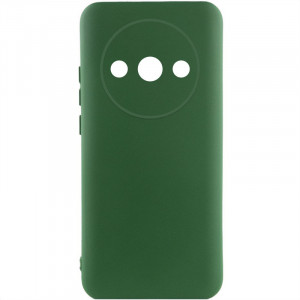 Чехол Silicone Cover Lakshmi Full Camera (A) для Xiaomi Redmi A3 Зеленый / Dark green