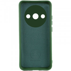 Чохол Silicone Cover Lakshmi Full Camera (A) для Xiaomi Redmi A3 Зелений / Dark green