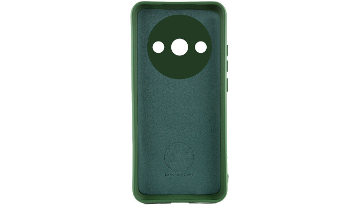 Чехол Silicone Cover Lakshmi Full Camera (A) для Xiaomi Redmi A3 Зеленый / Dark green - фото