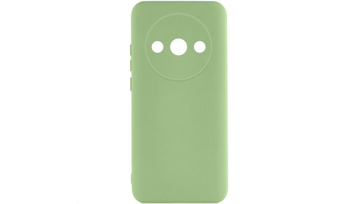 Чехол Silicone Cover Lakshmi Full Camera (A) для Xiaomi Redmi A3 Зеленый / Pistachio - фото