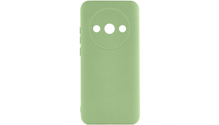 Чохол Silicone Cover Lakshmi Full Camera (A) для Xiaomi Redmi A3 Зелений / Pistachio - фото