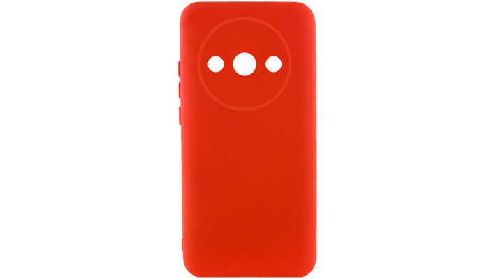 Чехол Silicone Cover Lakshmi Full Camera (A) для Xiaomi Redmi A3 Красный / Red - фото