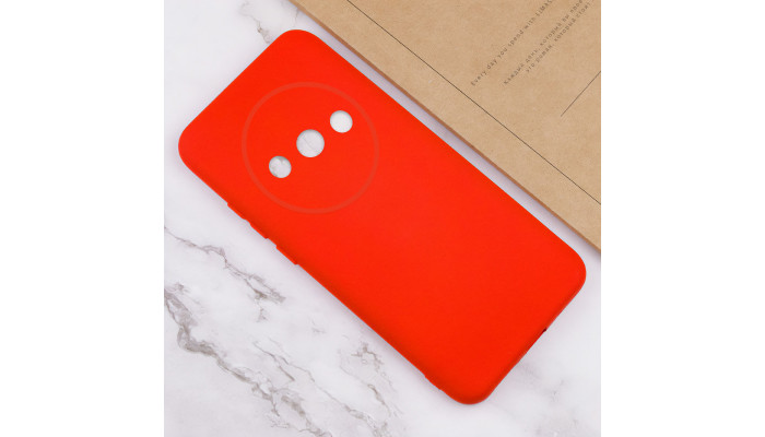 Чехол Silicone Cover Lakshmi Full Camera (A) для Xiaomi Redmi A3 Красный / Red - фото