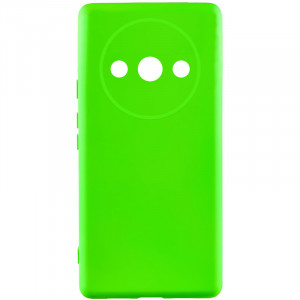 Чохол Silicone Cover Lakshmi Full Camera (A) для Xiaomi Redmi A3 Салатовий / Neon Green