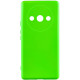 Чохол Silicone Cover Lakshmi Full Camera (A) для Xiaomi Redmi A3 Салатовий / Neon Green - фото