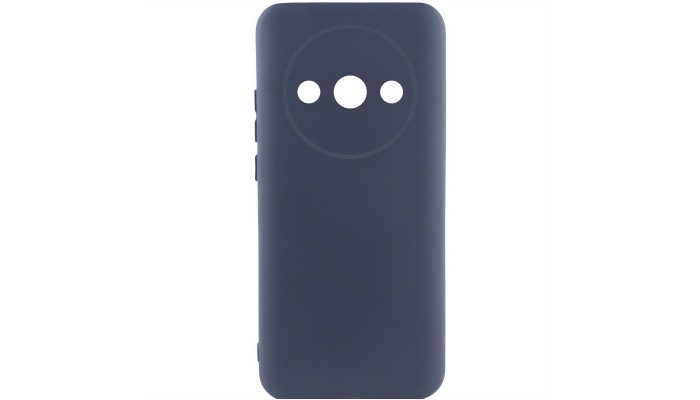 Чехол Silicone Cover Lakshmi Full Camera (A) для Xiaomi Redmi A3 Синий / Midnight Blue - фото