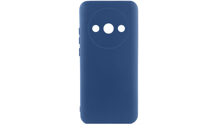 Чохол Silicone Cover Lakshmi Full Camera (A) для Xiaomi Redmi A3 Синій / Navy Blue - фото