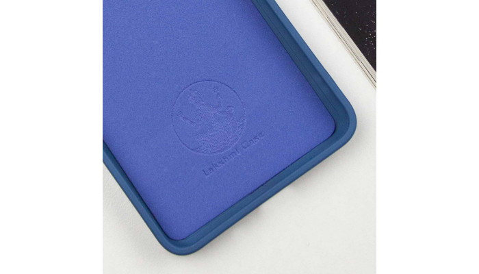 Чехол Silicone Cover Lakshmi Full Camera (A) для Xiaomi Redmi A3 Синий / Navy Blue - фото