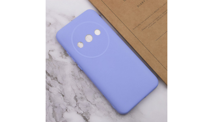 Чохол Silicone Cover Lakshmi Full Camera (A) для Xiaomi Redmi A3 Бузковий / Dasheen - фото