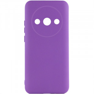 Чохол Silicone Cover Lakshmi Full Camera (A) для Xiaomi Redmi A3 Фіолетовий / Purple