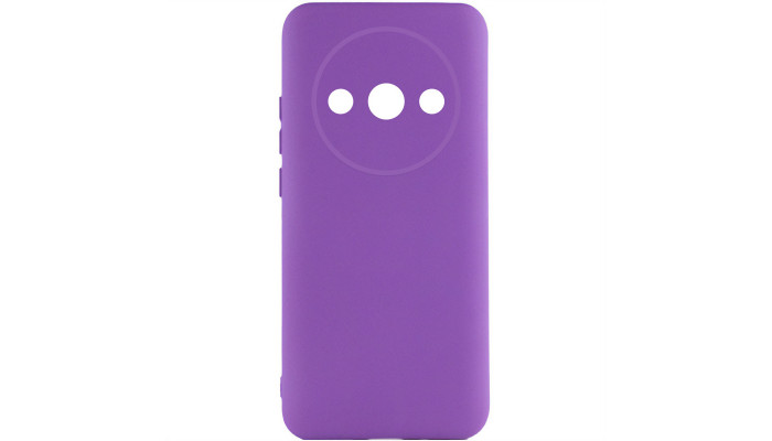 Чехол Silicone Cover Lakshmi Full Camera (A) для Xiaomi Redmi A3 Фиолетовый / Purple - фото