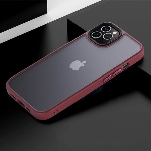 TPU+PC чехол Metal Buttons для Apple iPhone 12 Pro Max (6.7