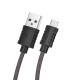 Дата кабель Borofone BX52 Airy USB to MicroUSB (1m) Черный - фото