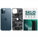 Захисна плівка SKLO Back (на задню панель+лого) Camo для Apple iPhone 13 Pro (6.1") Сірий / Army Gray