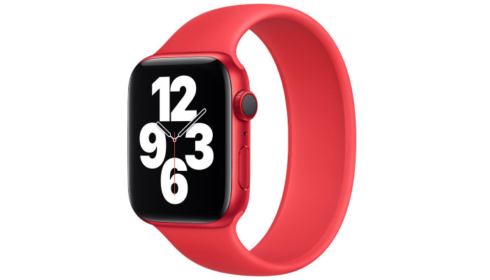 Ремінець Solo Loop для Apple watch 42mm/44mm 150mm (5) Червоний / Red - фото