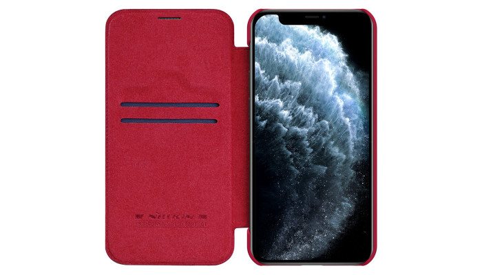 Кожаный чехол (книжка) Nillkin Qin Series для Apple iPhone 12 Pro Max (6.7