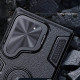 TPU+PC чехол Nillkin CamShield Armor Prop для Samsung Galaxy S24 Ultra Black - фото